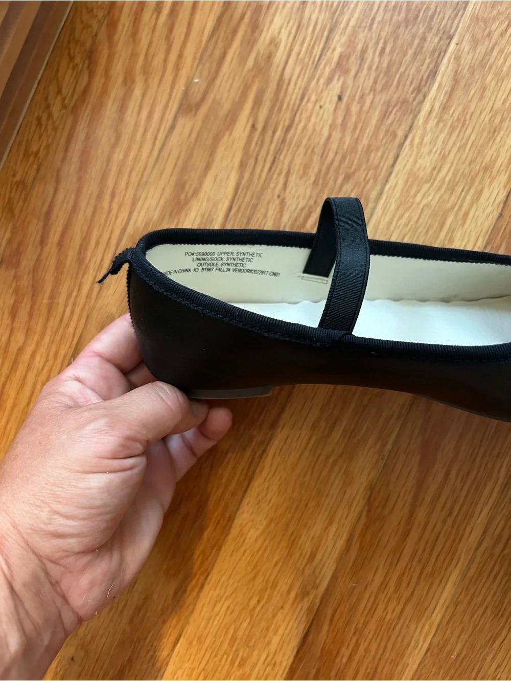 Crewcuts Girls' strappy ballet flats - Black - size 3 youth